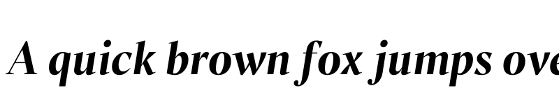 Preview of FONTSPRING DEMO - Liet Display Bold Italic font