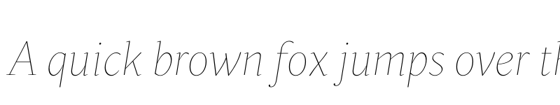 Preview of FONTSPRING DEMO - Liet Display Thin Italic font