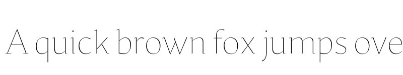 Preview of FONTSPRING DEMO - Liet Display Thin Regular font