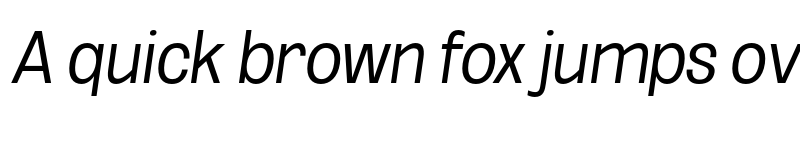 Preview of FONTSPRING DEMO - Light Cond Obli Italic font