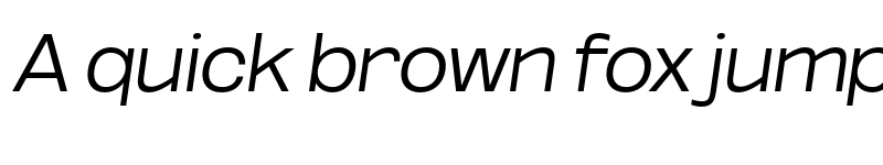 Preview of FONTSPRING DEMO - Light Exp Obli Italic font