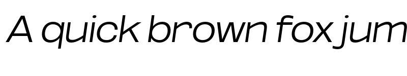 Preview of FONTSPRING DEMO - Light ExtExp Obli Italic font