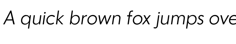 Preview of FONTSPRING DEMO - Light Italic Italic font