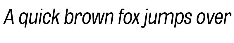 Preview of FONTSPRING DEMO - Light UltCond Obli Italic font