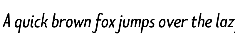 Preview of FONTSPRING DEMO - Limes Sans Italic font