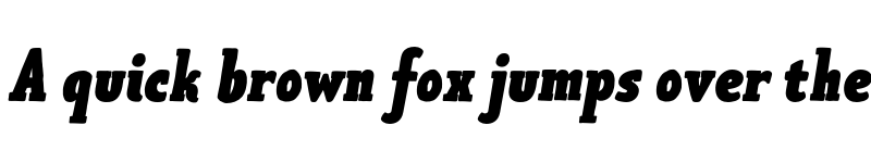 Preview of FONTSPRING DEMO - Limes Slab Black Italic font