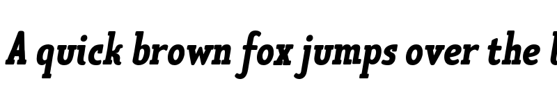 Preview of FONTSPRING DEMO - Limes Slab Bold Italic font