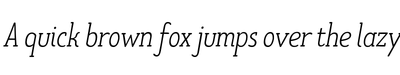 Preview of FONTSPRING DEMO - Limes Slab Thin Bold Italic font