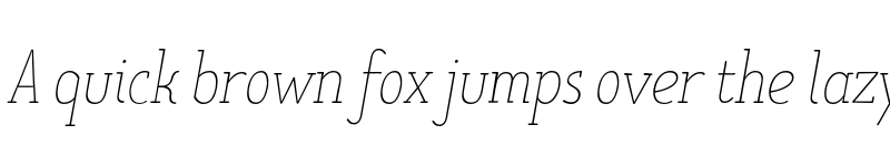 Preview of FONTSPRING DEMO - Limes Slab Thin Italic font