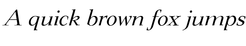 Preview of FONTSPRING DEMO - Lingwood Serial Italic font