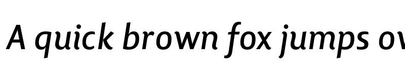 Preview of FONTSPRING DEMO - Lisboa Medium Italic font