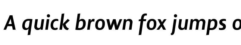 Preview of FONTSPRING DEMO - Lisboa Sans Bold Italic font