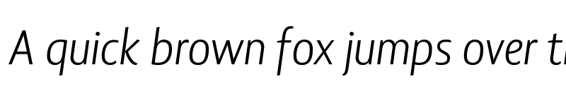 Preview of FONTSPRING DEMO - Lisboa Sans Book Italic font