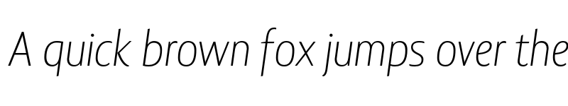 Preview of FONTSPRING DEMO - Lisboa Sans Extra Light Italic font