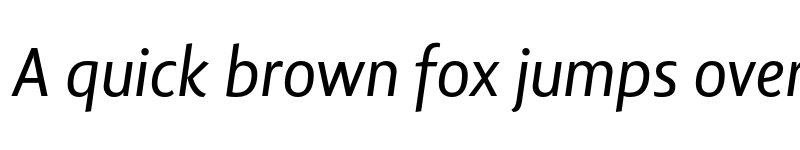 Preview of FONTSPRING DEMO - Lisboa Sans Italic font