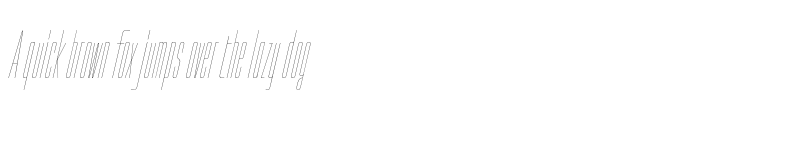 Preview of FONTSPRING DEMO - Loft Std Hairline Italic font