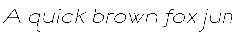 Preview of FONTSPRING DEMO - Logo Sans Italic Italic font