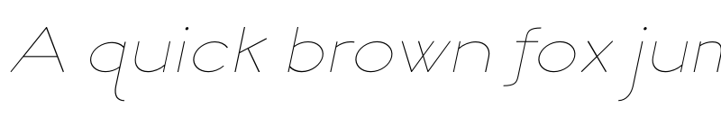 Preview of FONTSPRING DEMO - Logo Sans Light Italic Light Italic font