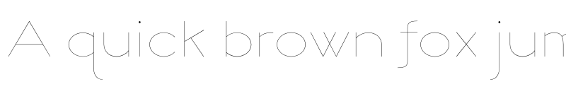 Preview of FONTSPRING DEMO - Logo Sans Thin Thin font