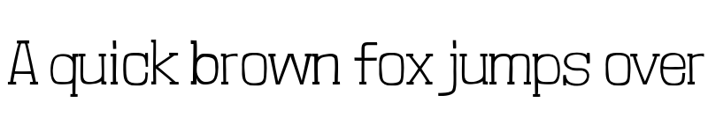 Preview of FONTSPRING DEMO - Londrina Thin Serif Regular font