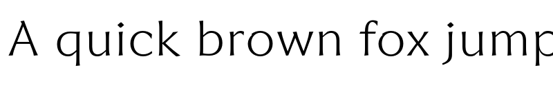 Preview of FONTSPRING DEMO - Lorne Flare Light Regular font