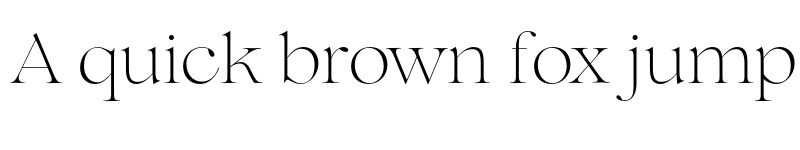 Preview of FONTSPRING DEMO - Lovelace Extralight Regular font