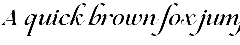 Preview of FONTSPRING DEMO - Lovelace Script Medium Regular font