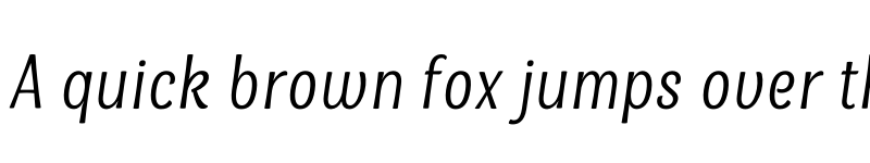 Preview of FONTSPRING DEMO - LP Sans Italic font