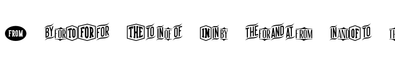 Preview of FONTSPRING DEMO - LS Harsey Catchwords Sans Regular font