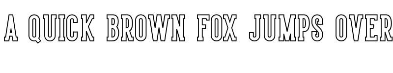 Preview of FONTSPRING DEMO - LS Harsey Serif Outline Regular font