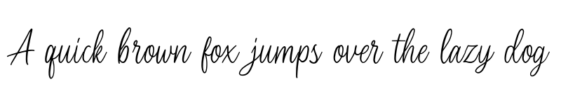 Preview of FONTSPRING DEMO - LS Olive 03 Signature 03 Signature font