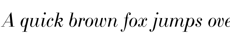 Preview of FONTSPRING DEMO - LTC Bodoni 175 Pro Italic font