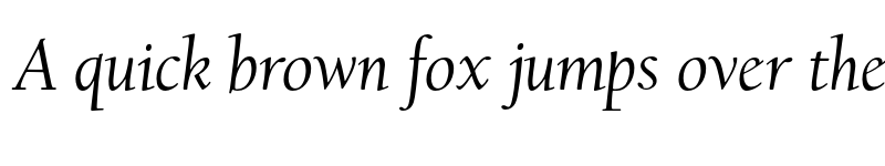 Preview of FONTSPRING DEMO - LTC Californian Text Italic font