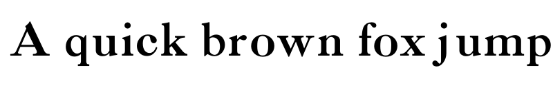 Preview of FONTSPRING DEMO - LTC Caslon Bold font