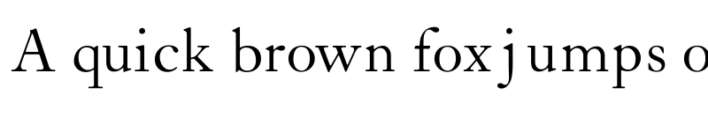 Preview of FONTSPRING DEMO - LTC Caslon Long Regular font