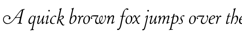 Preview of FONTSPRING DEMO - LTC Cloister Light Swash Regular font