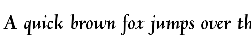 Preview of FONTSPRING DEMO - LTC Deepdene Bold Italic font