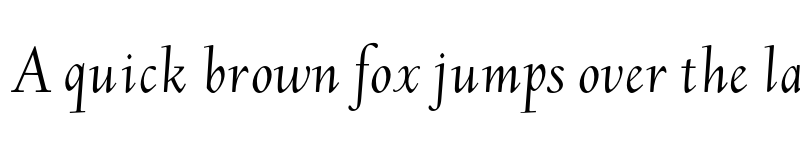 Preview of FONTSPRING DEMO - LTC Deepdene OSF Italic font
