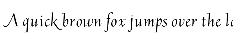 Preview of FONTSPRING DEMO - LTC Deepdene Swash Italic font