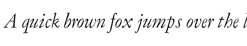 Preview of FONTSPRING DEMO - LTC Garamont Display OSF Italic font