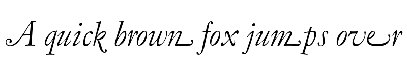 Preview of FONTSPRING DEMO - LTC Garamont Display Swash Italic font