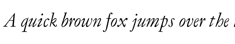 Preview of FONTSPRING DEMO - LTC Garamont Text OSF Italic font