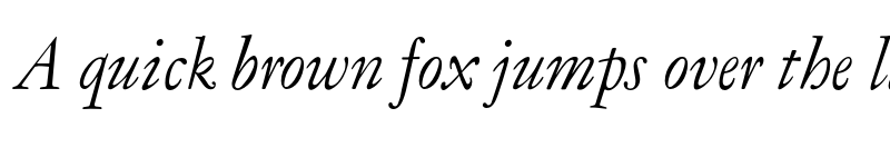 Preview of FONTSPRING DEMO - LTC Garamont Text Pro Italic font