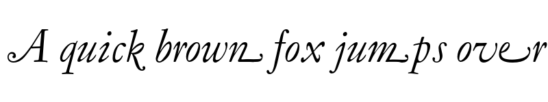 Preview of FONTSPRING DEMO - LTC Garamont Text Swash Italic font