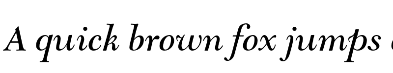 Preview of FONTSPRING DEMO - LTC Goudy Modern Italic font