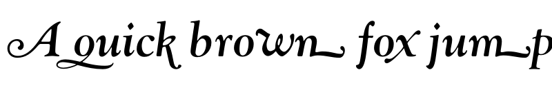 Preview of FONTSPRING DEMO - LTC Goudy Oldstyle Cursive Bold font