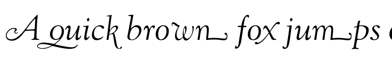 Preview of FONTSPRING DEMO - LTC Goudy Oldstyle Cursive Regular font