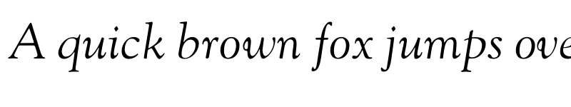 Preview of FONTSPRING DEMO - LTC Goudy Oldstyle Pro Italic font