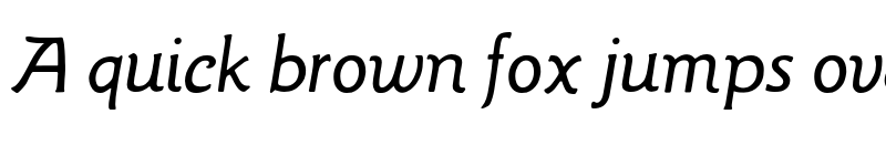 Preview of FONTSPRING DEMO - LTC Goudy Sans Italic font