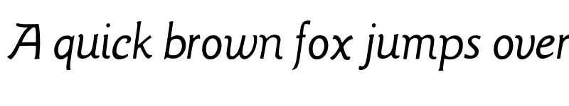 Preview of FONTSPRING DEMO - LTC Goudy Sans Light Italic font